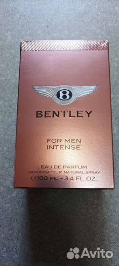 Мужская туалетная вода Bentley FOR MEN intense