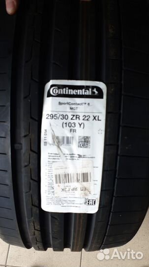 Continental ContiSportContact 6 295/30 R22 и 315/25 R23