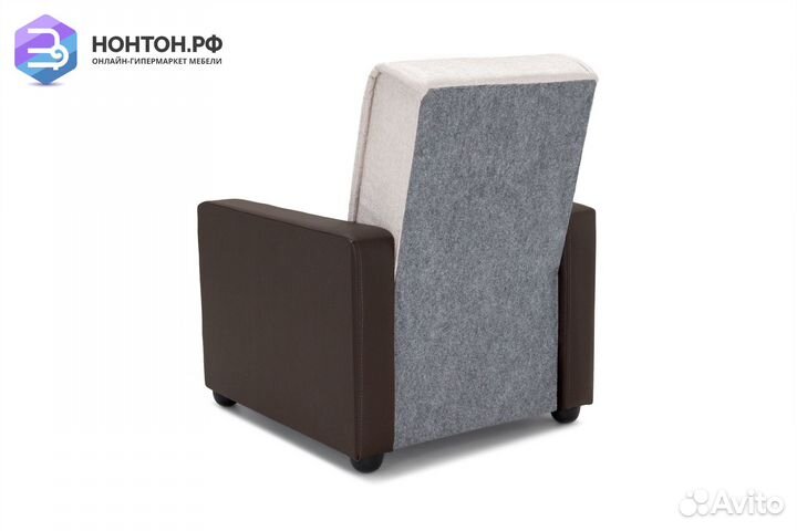 Кресло Лондон рогожка бежевая