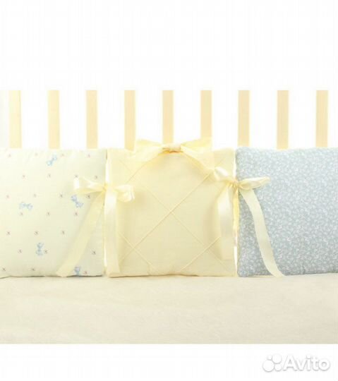 Подушки бортики в детскую кроватку