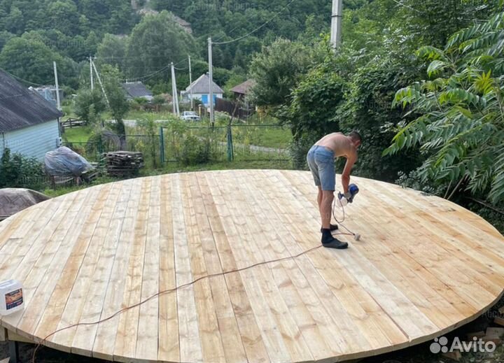 Шатер геокупол D5 (5м) летний