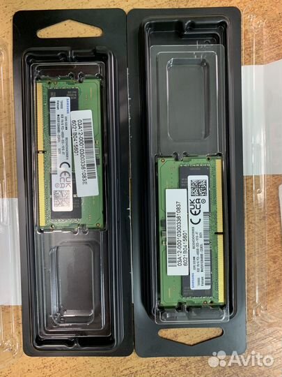 Оперативная память Samsung sodimm DDR5 16гб (8х2)