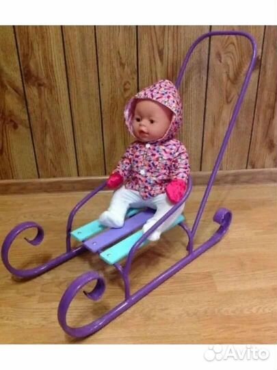 Санки для кукол