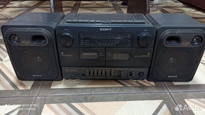 Музыкальный центр sony