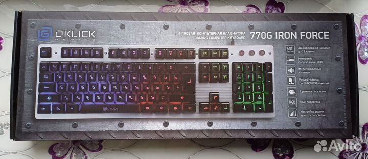 Игровая клавиатура oklick 770G