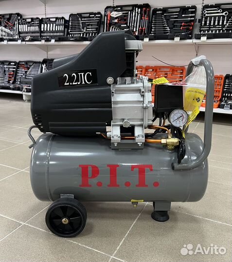 Компрессор поршневой масляный P.I.T. PAC24-C