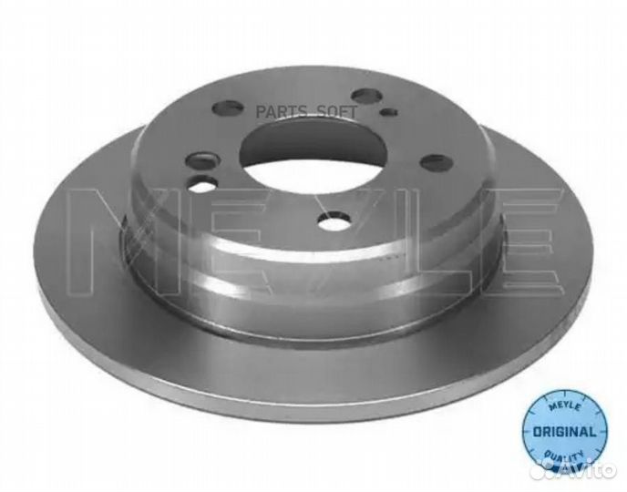 Meyle 015 523 0019 Торм.диск зад.258x9 5 отв