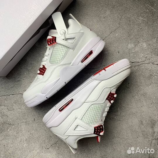 Nike air jordan 4 retro белые