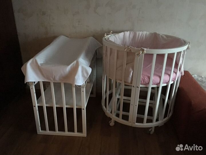 Круглая кроватка Nuovita 8 в 1
