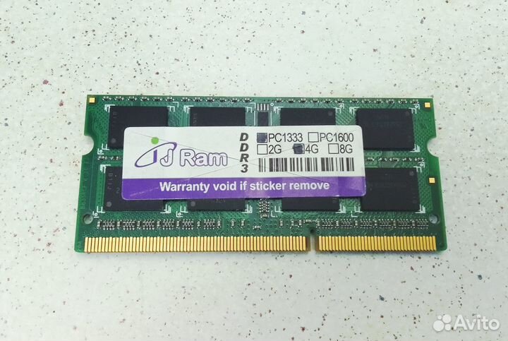 DDR3 2GB, 4GB оперативная память для ноутбука