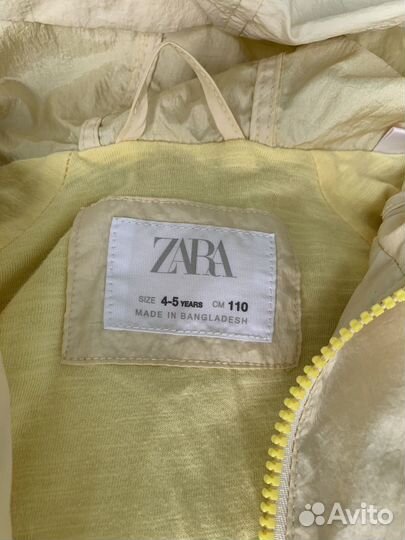 Ветровка куртка детская Zara 4-5 лет