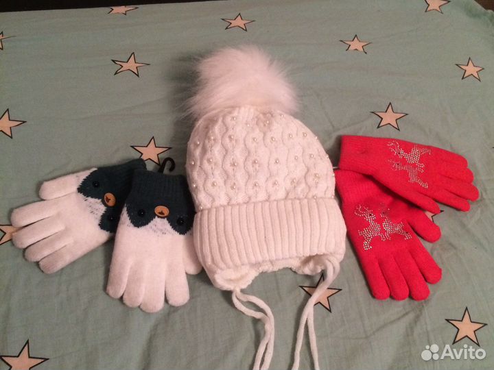 Шапка для девочки новая
