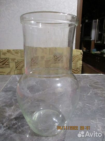 Бадейка стеклянная и хрусталь из СССР