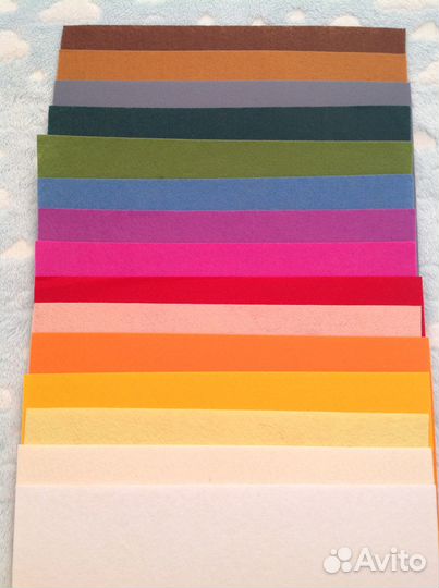 Жесткий и мягкий фетр для рукоделия