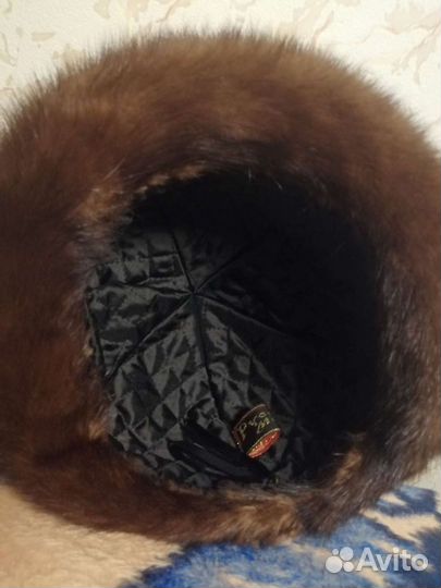 Шапка норковая женская