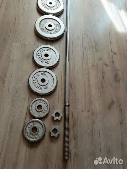 Штанга гриф блины на 41,5 кг