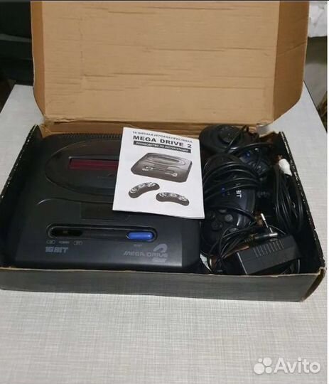 Игровая приставка Sega Mega drive 2 + Картриджи