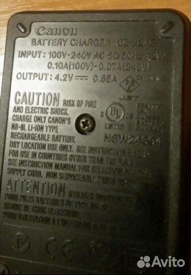 Зарядное устройство для фотоаппарата Canon