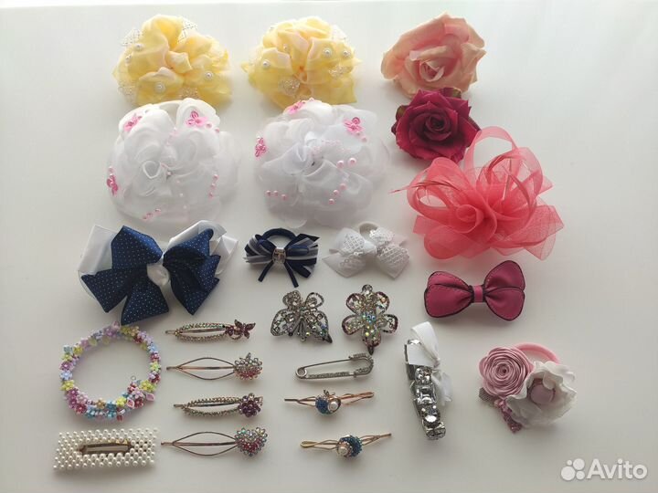 Банты, заколки для волос
