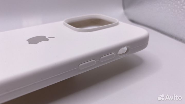 Чехол на iPhone 14 Pro Silicon Case White