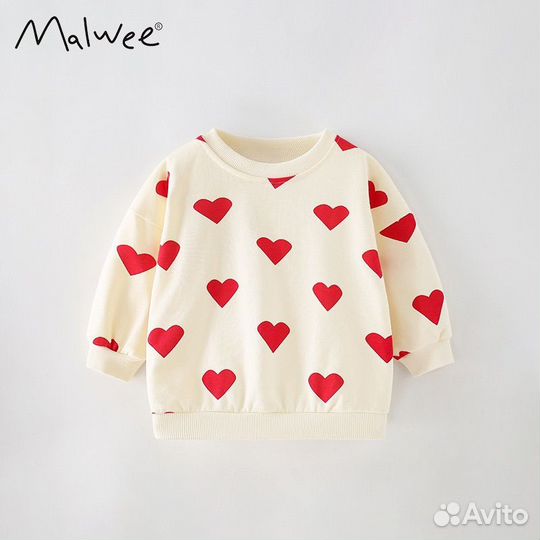 Толстовка свитшот для девочки новый Malwee