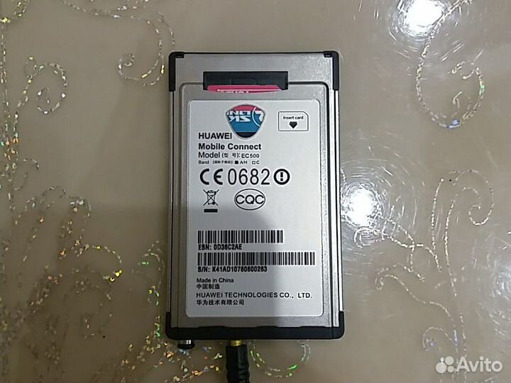 Модем для ноутбука Huawei ec500