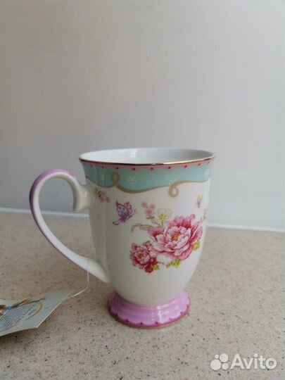 Кружка тонкий костяной фарфор Англия