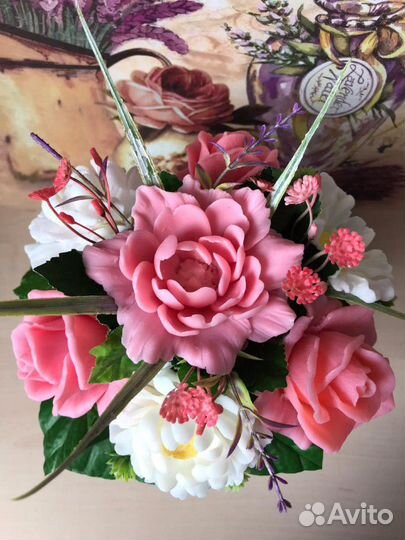 Букет из мыла