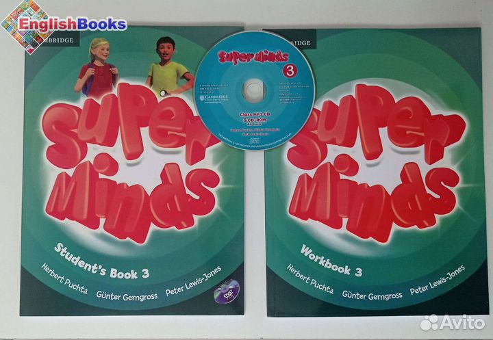 Super minds 3 комплект, новые в плёнке