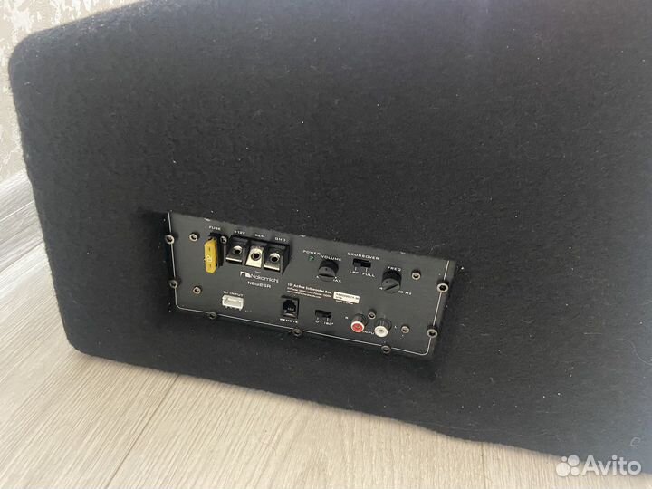 Сабвуфер автомобильный nakamichi NBG25A, активный