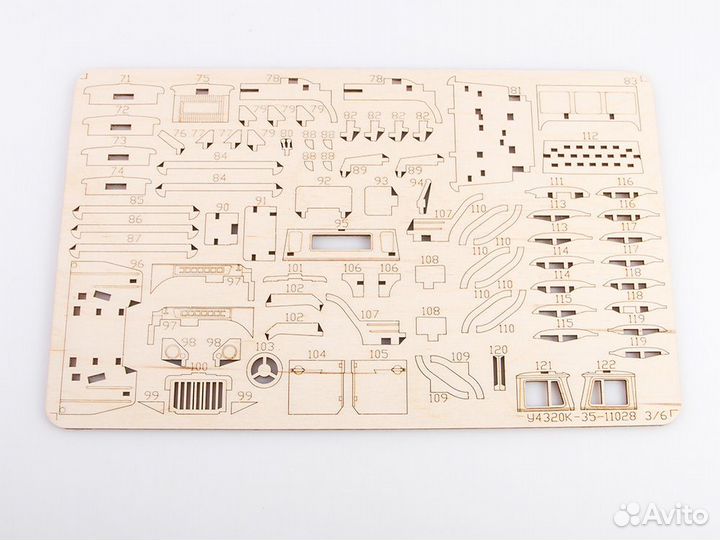 11028 Грузовик 4320 кунг Сборная модель Baumi 1:35