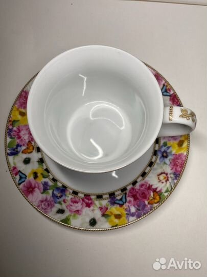 Фарфоровая чайная пара Glamour