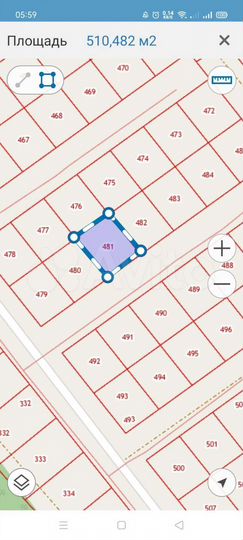 Участок 5 сот. (ИЖС)