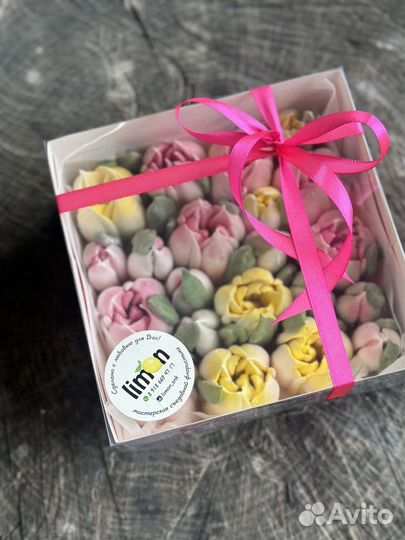 Тюльпаны из зефира