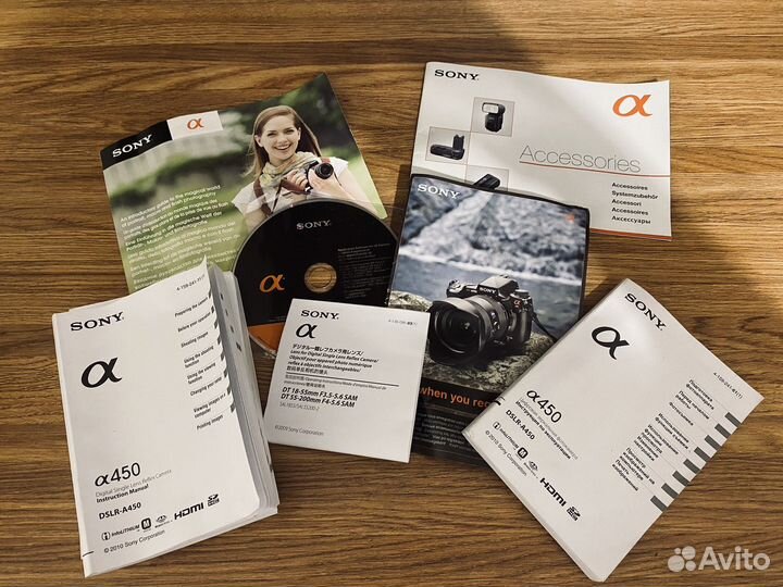 Зеркальный фотоаппарат Sony Alpha dslr-A450