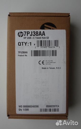 Док-станция HP USB-C Travel Hub G2 концентратор