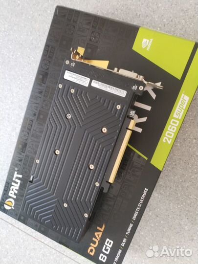 Видеокарта rtx Palit 2060 super 8gb