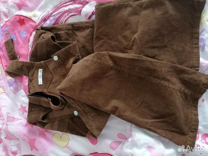 Вельветовый комбинезон женский