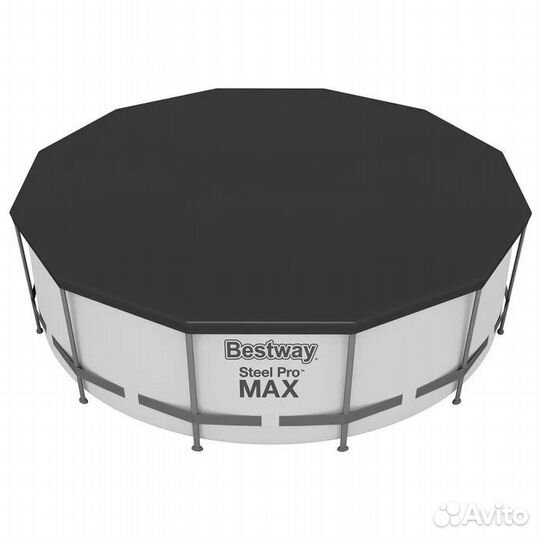 Каркасный бассейн фильтр-насос лестница, 366х122см