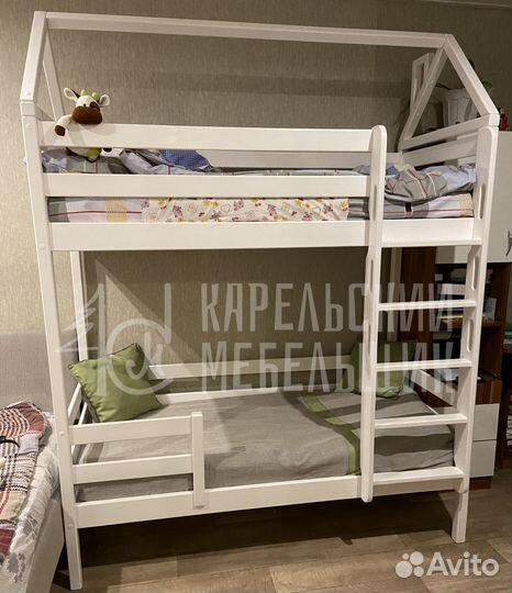 Двухъярусная кровать Домик
