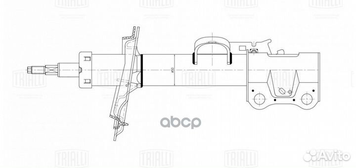 Амортизатор (стойка) перед. R AG 30356 Trialli