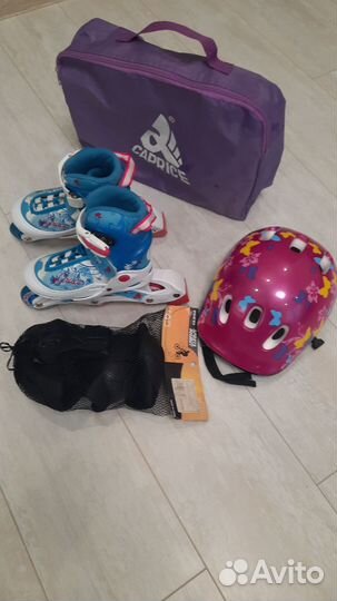 Роликовые коньки детские раздвижные