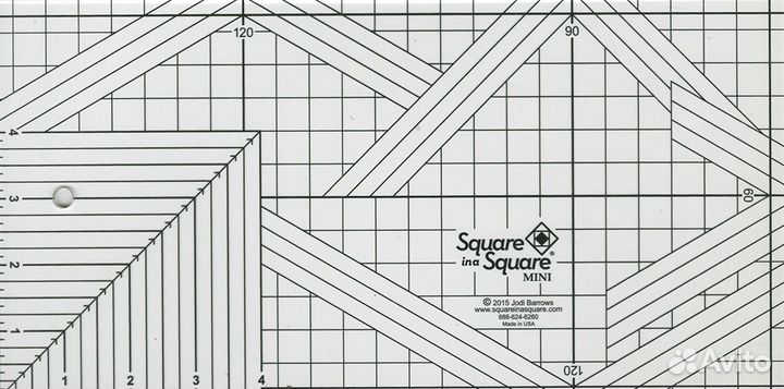 Линейка-мини Квадрат в квадрате от Джоди Бэрроуз