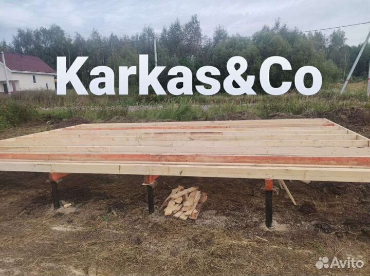 Каркасный дачный домик