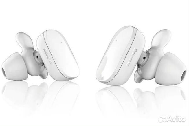 Беспроводные наушники Baseus W02, white