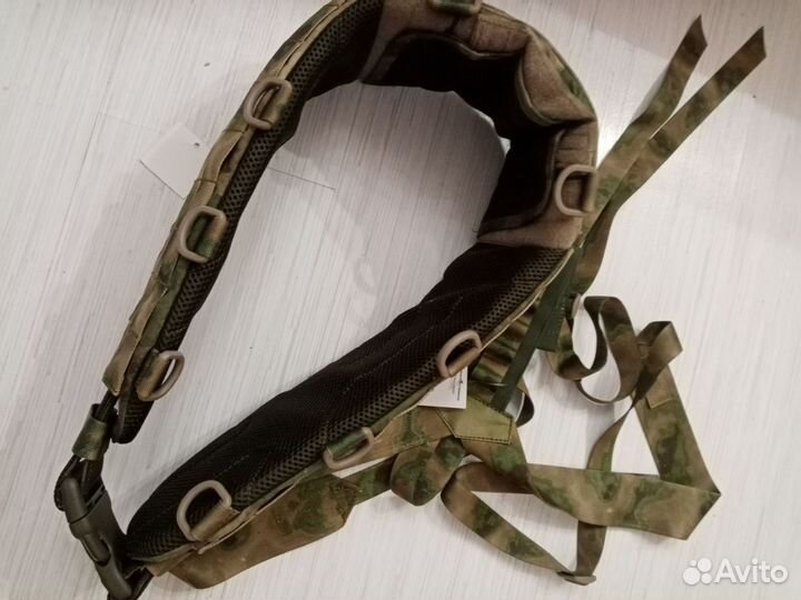 Боевой тактический пояс воин molle ссо с лямками
