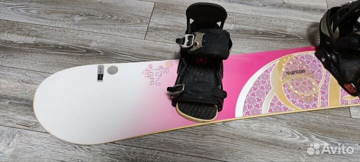 Сноуборд Burton Lux 143cm+Salomon
