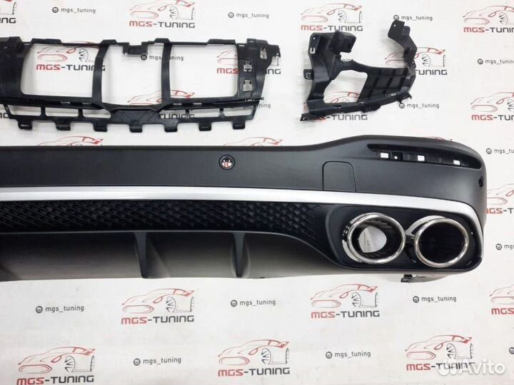 Диффузор с насадками 53 Хром на GLS-Class X167