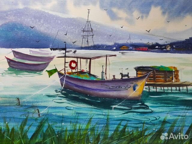 Картины акварелью