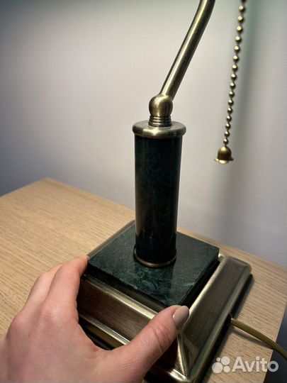 Лампа настольная банкир СССР